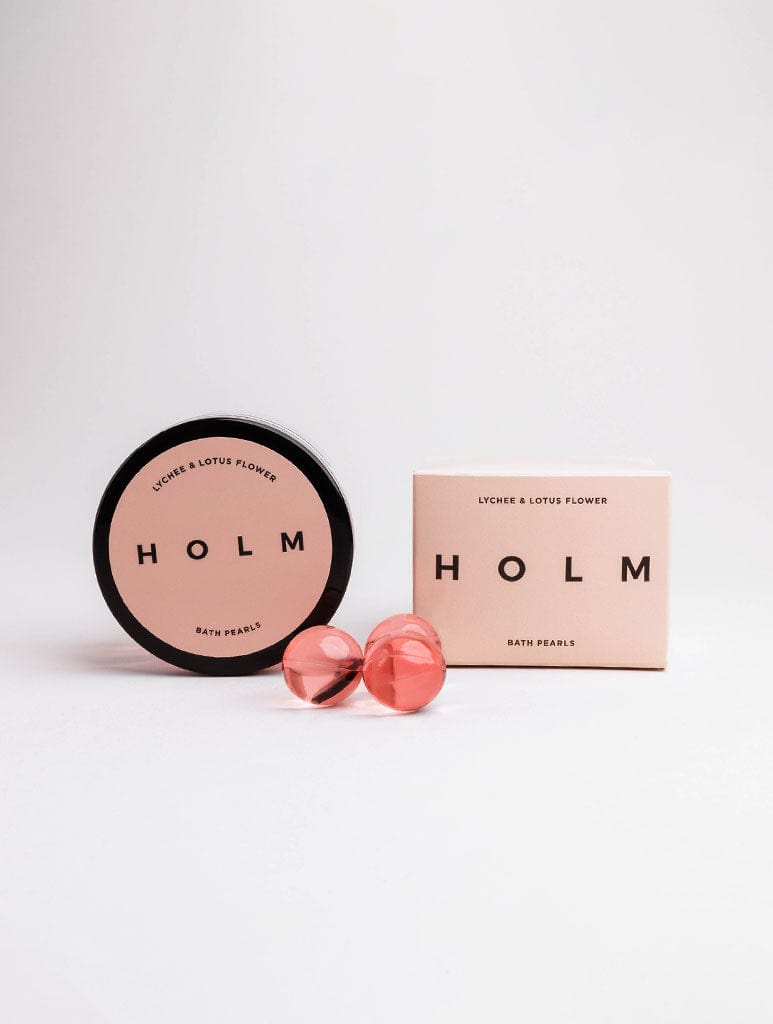 HOLM Bath Pearls - Lychee & Lotus Flower Beauty HOLM