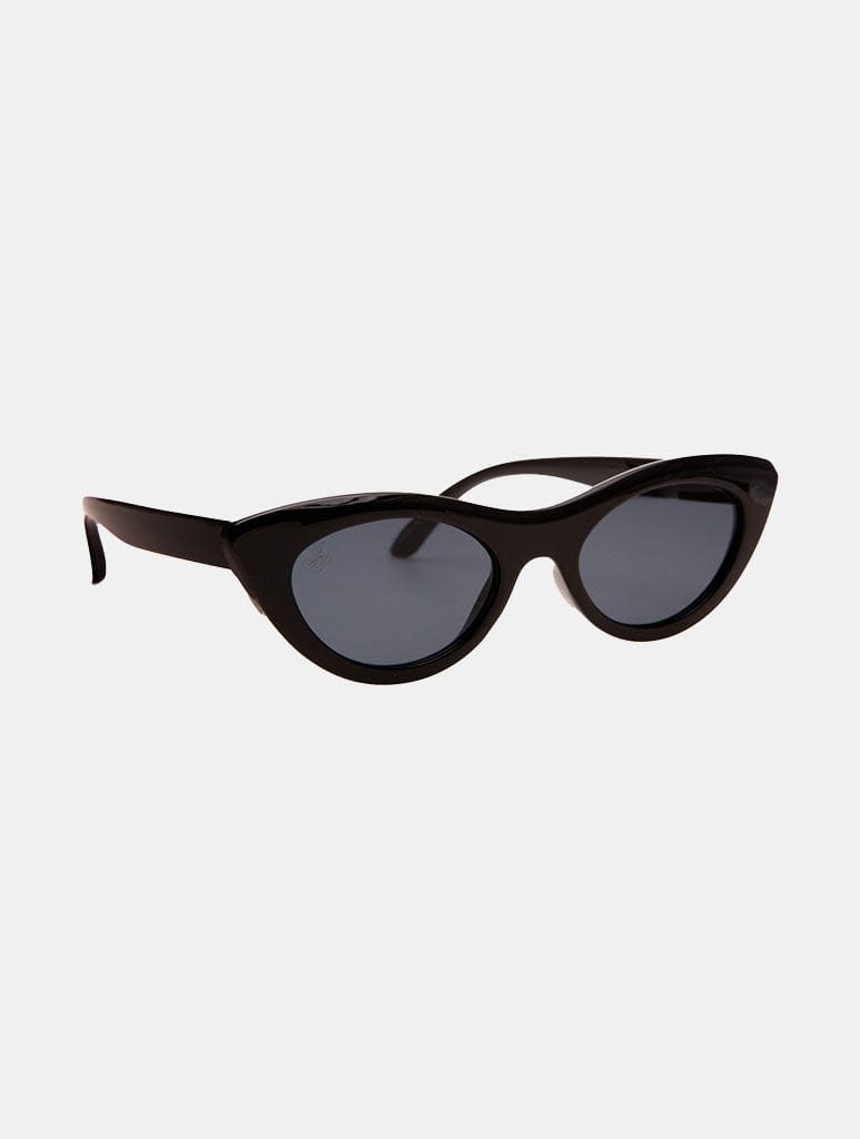 Jeepers Peepers Black Cateye Frames With Black Lenses Sunglasses Jeepers Peepers
