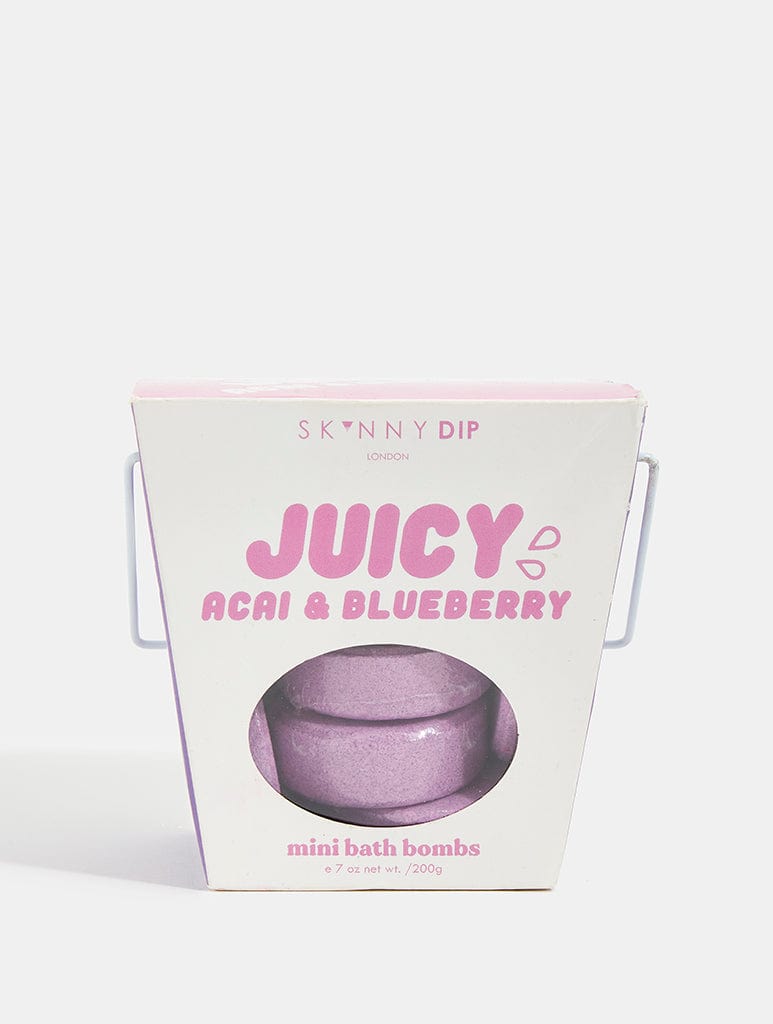 Juicy Acai and Blueberry Mini Bath Bombs Body Care Skinnydip