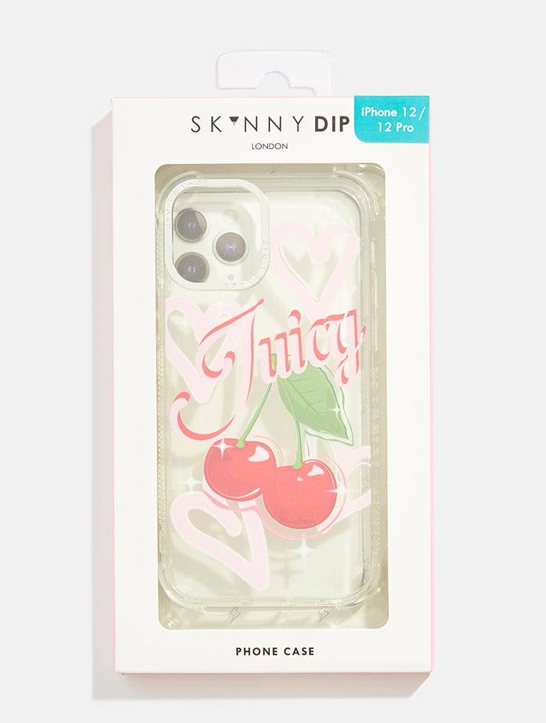 Juicy Cherry Heart Shock iPhone Case Phone Cases Skinnydip