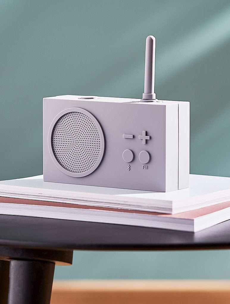 Tykho 3 Radio & Bluetooth Speaker Lilac | Lexon | Skinnydip London