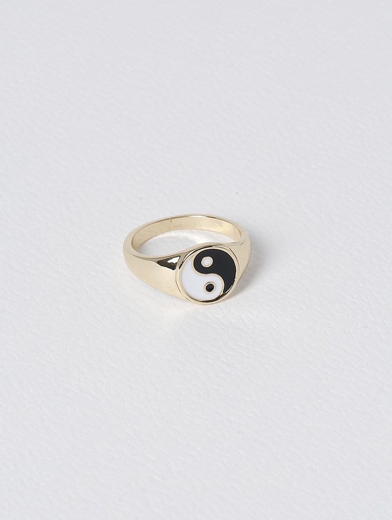 Liars & Lovers Yin Yang Signet Ring Jewellery Liars & Lovers