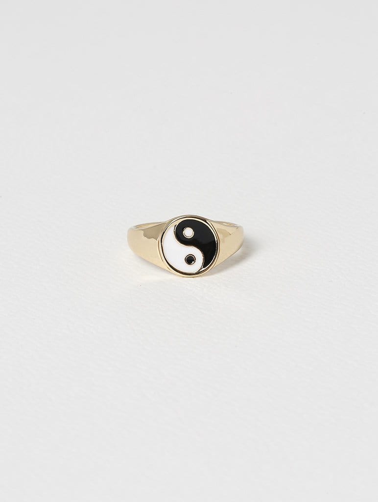 Liars & Lovers Yin Yang Signet Ring Jewellery Liars & Lovers
