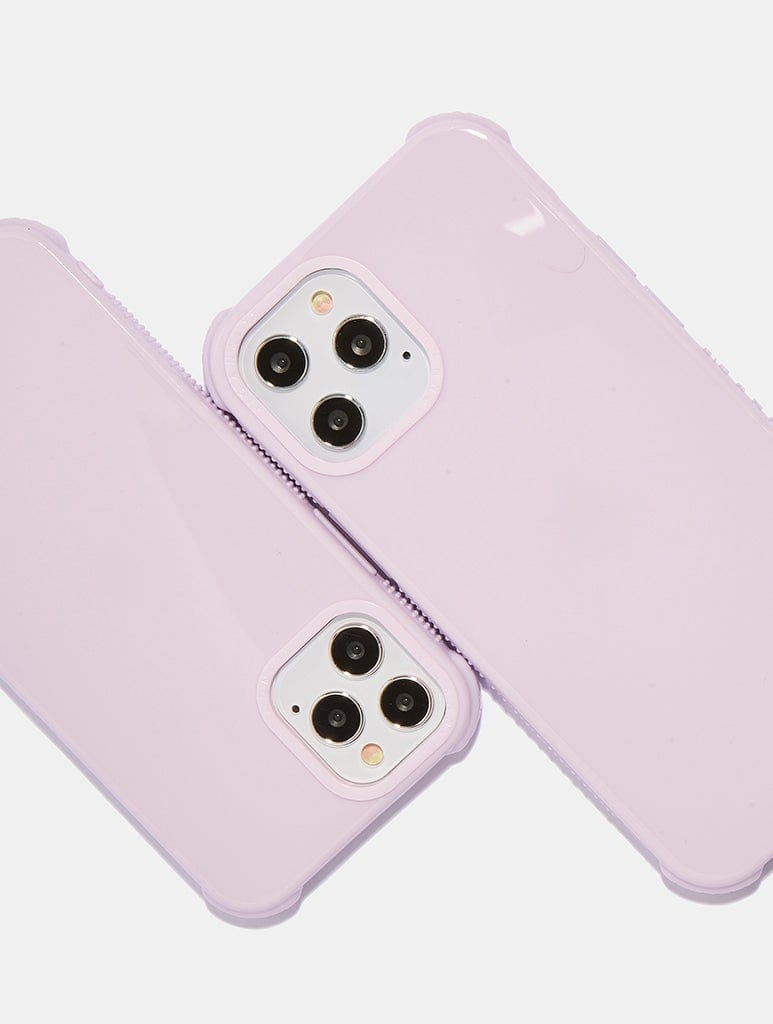 Lilac Block Colour Recycled Shock iPhone Case Phone Cases Skinnydip
