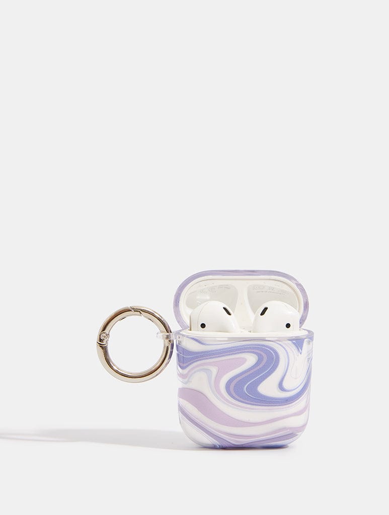 Lilac Swirl Airpods Case AirPods Cases Skinnydip London