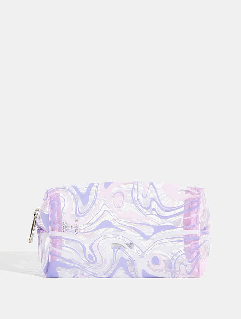 Lilac Swirl Makeup Bag Makeup Bags & Washbags Skinnydip