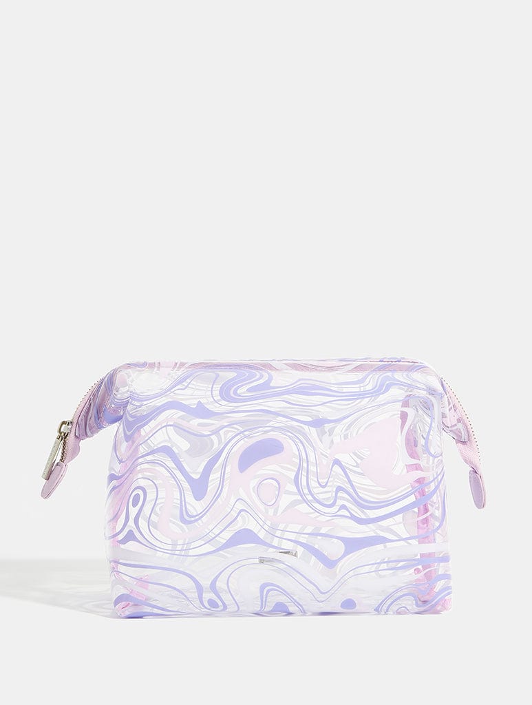 Lilac Swirl Wash Bag Makeup Bags & Washbags Skinnydip
