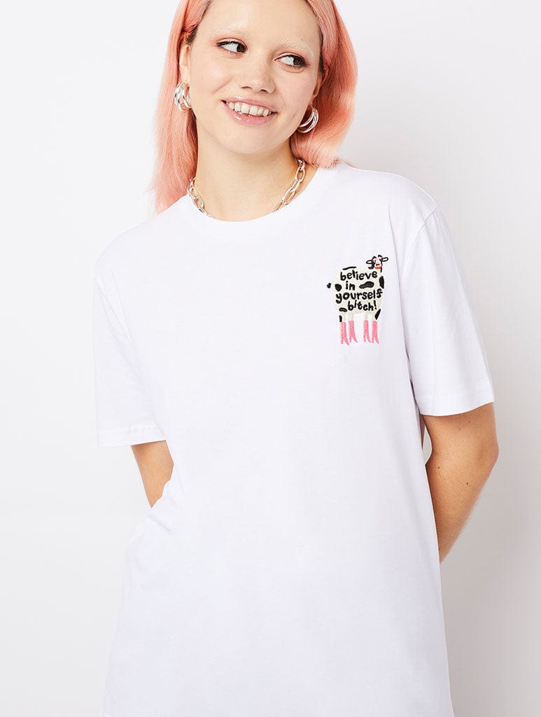 Limpet Believe In Yourself Bitch T-Shirt Tops & T-Shirts Limpet