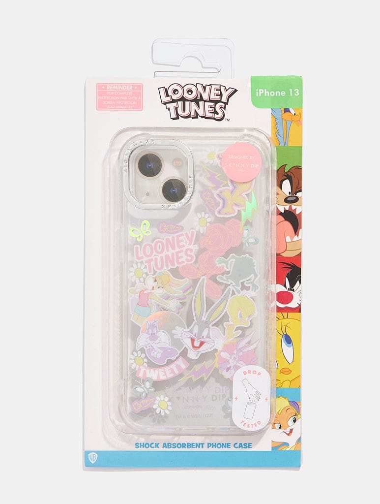 Looney Tunes x Skinnydip Sticker Effect Shock Case Phone Cases Skinnydip London