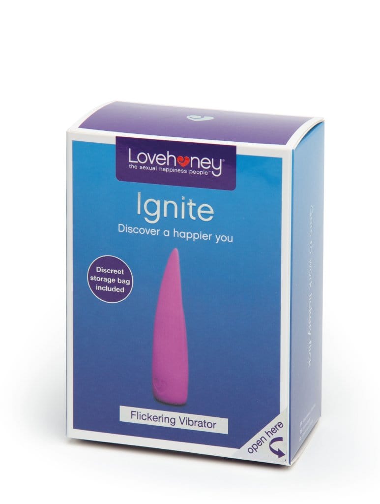 Lovehoney Ignite 20 Function Flickering Vibrator Pink Sexual Pleasure Lovehoney