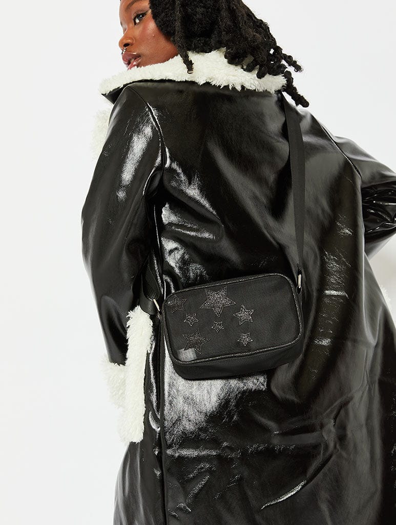 Millie Glitter Star Mesh Cross Body Bag Cross Body Bags Skinnydip London