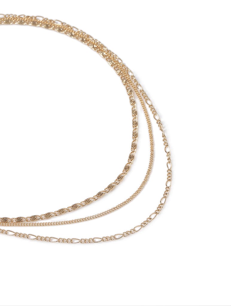 Multirow Gold Chain Necklace Jewellery Liars & Lovers