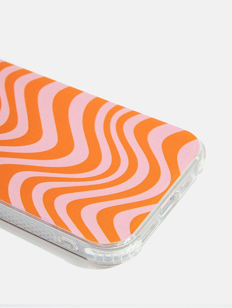 Pink And Orange Swirl Shock iPhone Case Phone Cases Skinnydip