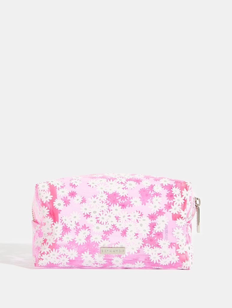 Pink Daisy Makeup Bag Makeup Bags & Washbags Skinnydip