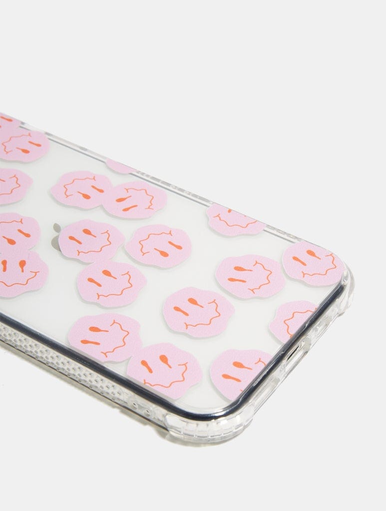 Pink Liquid Happy Face Shock iPhone Case Phone Cases Skinnydip
