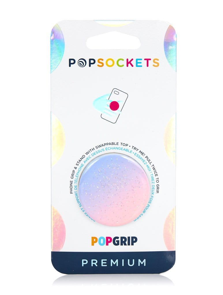 PopSockets Grips Swappable Glitter Morning Haze Phone Grips PopSockets Grips