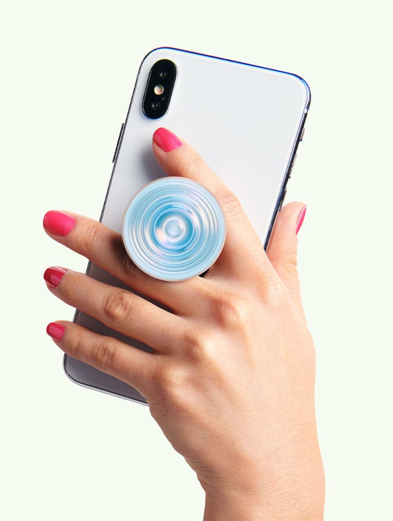 PopSockets Ripple Opalescent Blue Phone Grips Skinnydip