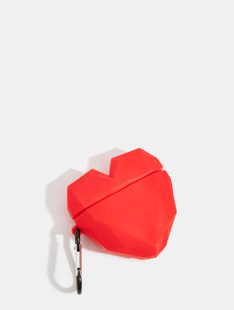 Red Heart Silicone Airpod Case Skinnydip London