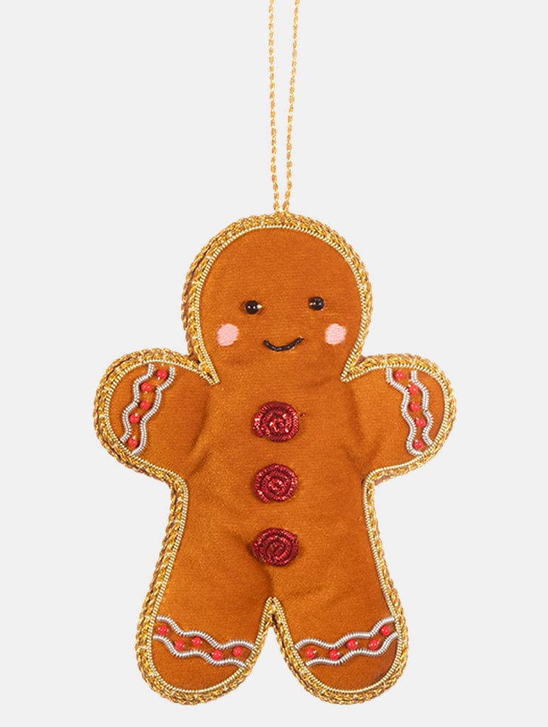 Sass & Belle Gingerbread Zari Decoration Gifting Sass And Belle