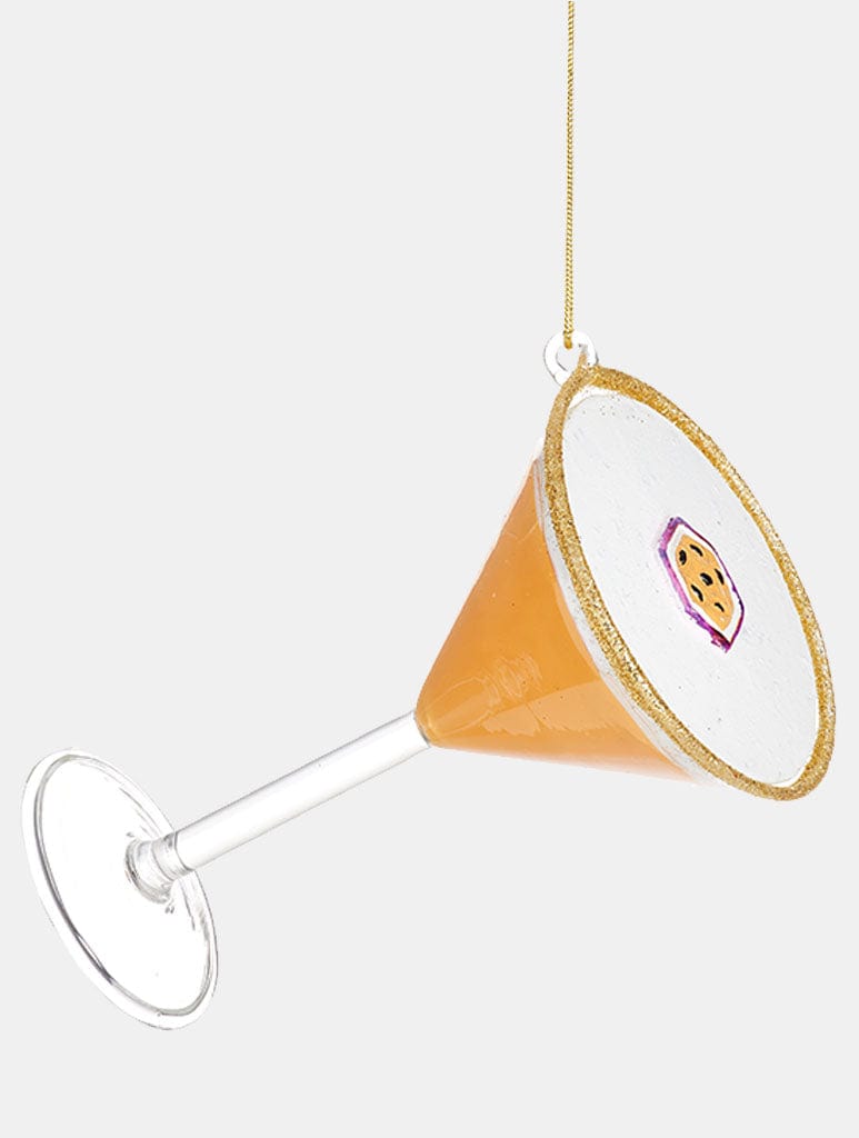 Sass & Belle Passion Fruit Martini Cocktail Hanging Decoration Gifting Sass And Belle