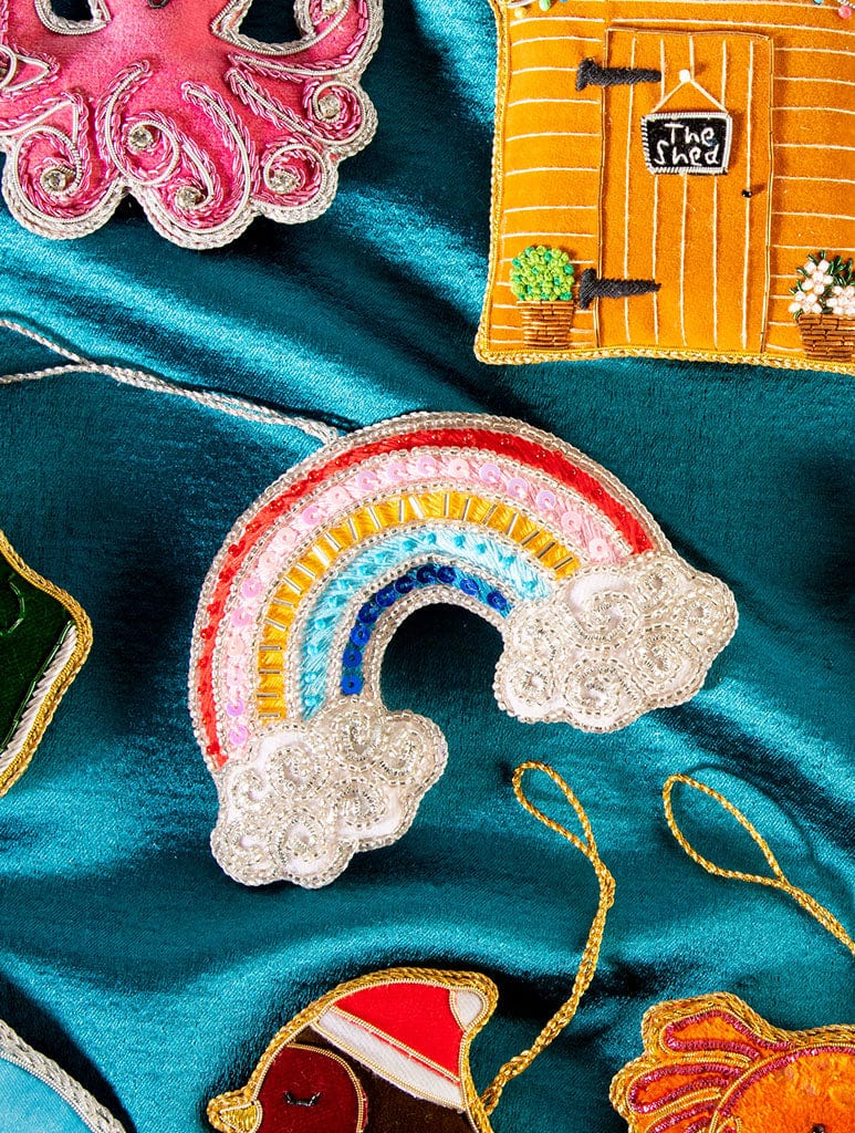 Sass & Belle Rainbow Zari Decoration Gifting Sass And Belle