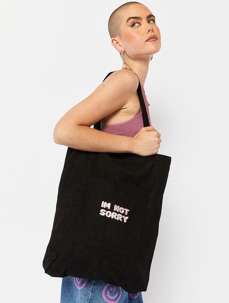 Sassy Cord Shopper Bag Printed Tote Bags Skinnydip