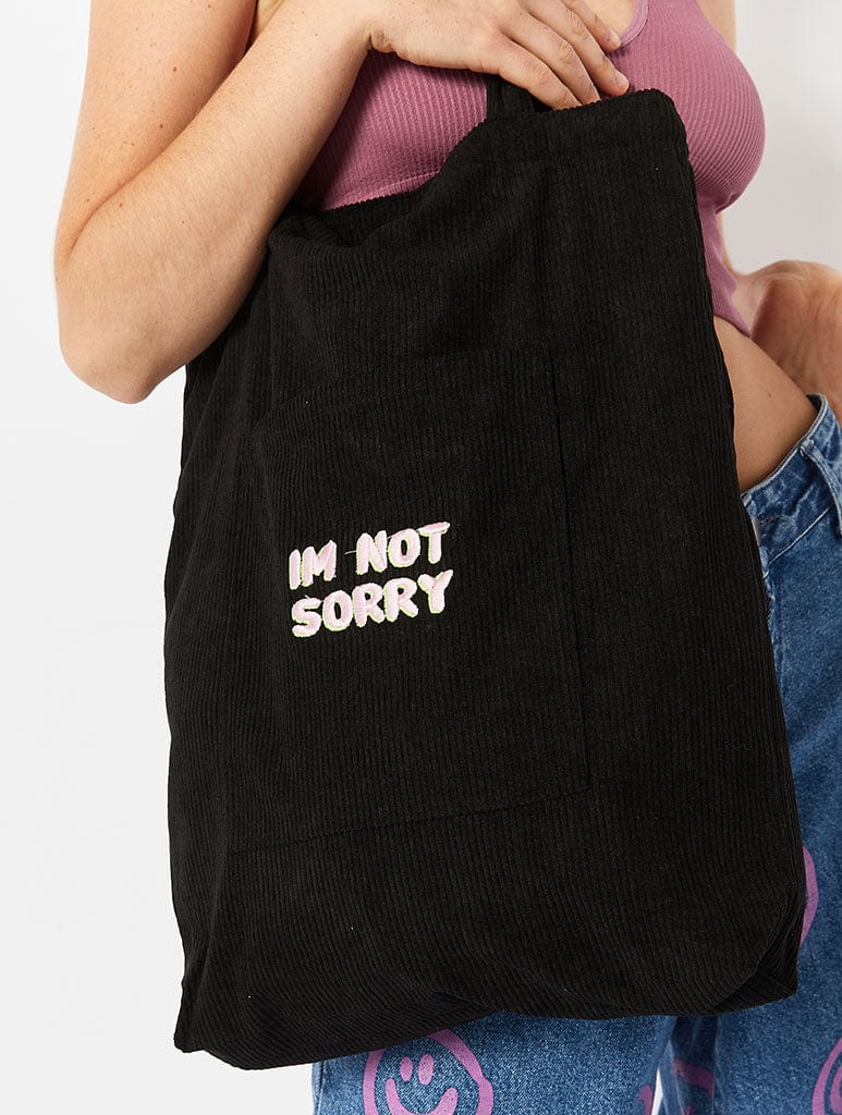 Sassy Cord Shopper Bag Printed Tote Bags Skinnydip