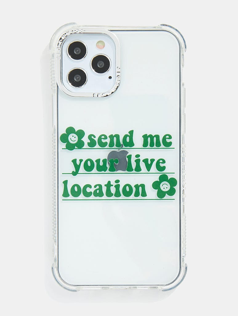 Send Me Your Live Location Shock iPhone Case Phone Cases Skinnydip