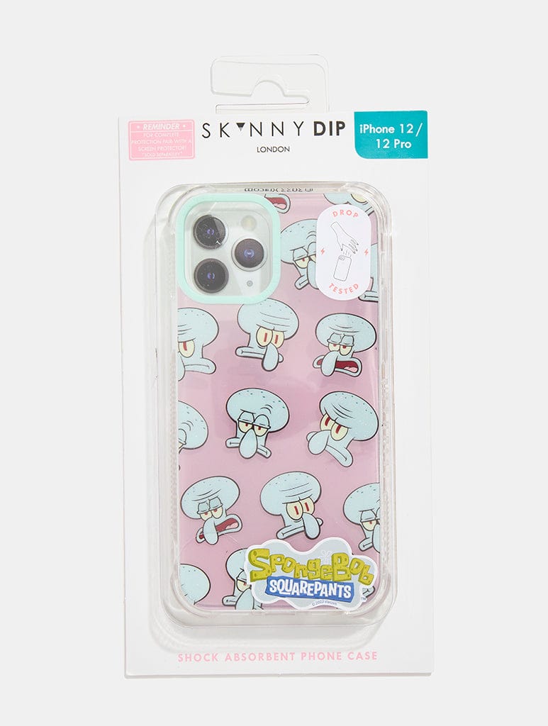 SpongeBob x Skinnydip Squidward Repeat Shock iPhone Case Phone Cases Skinnydip