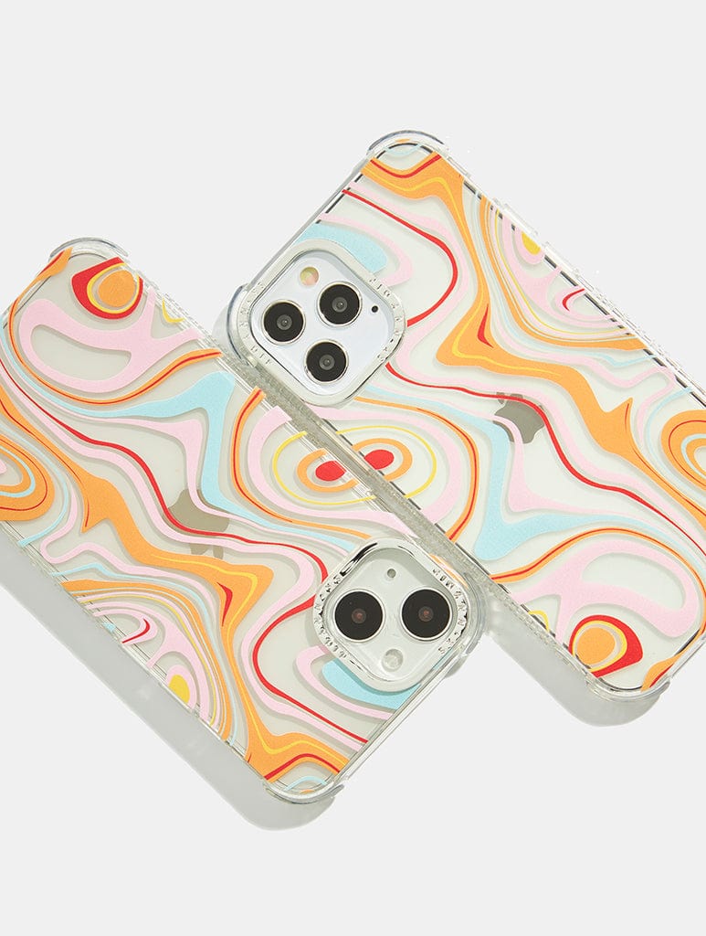 Swirly Multi Coloured Shock iPhone Case Phone Cases Skinnydip
