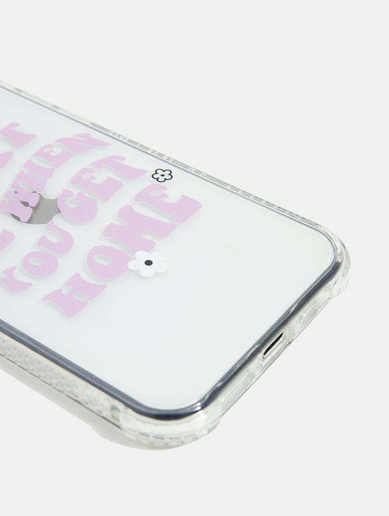 Text Me When You Get Home Shock iPhone Case Phone Cases Skinnydip