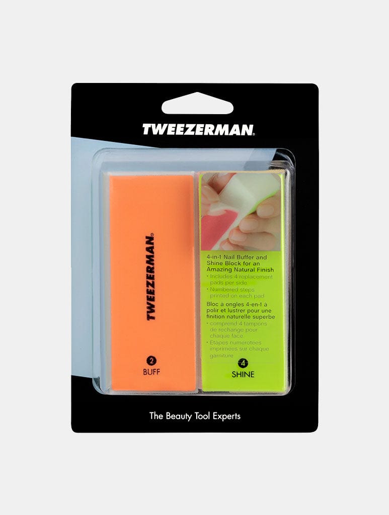 Tweezerman Neon Hot File, Buff, Smooth &  Shine Block Beauty Tweezerman
