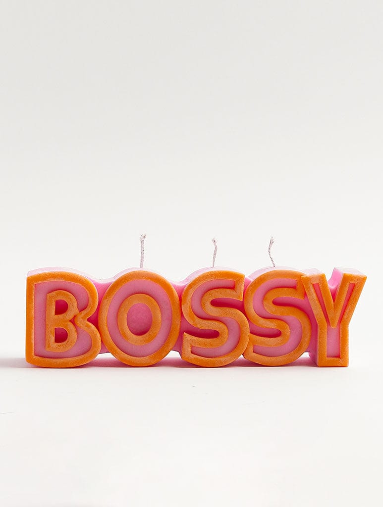 Wavey Casa Bossy Candle - Orange/Pink Home Accessories Wavey Casa