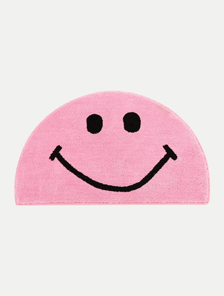Wavey Casa Happy Face Rug - Pink Home Accessories Wavey Casa
