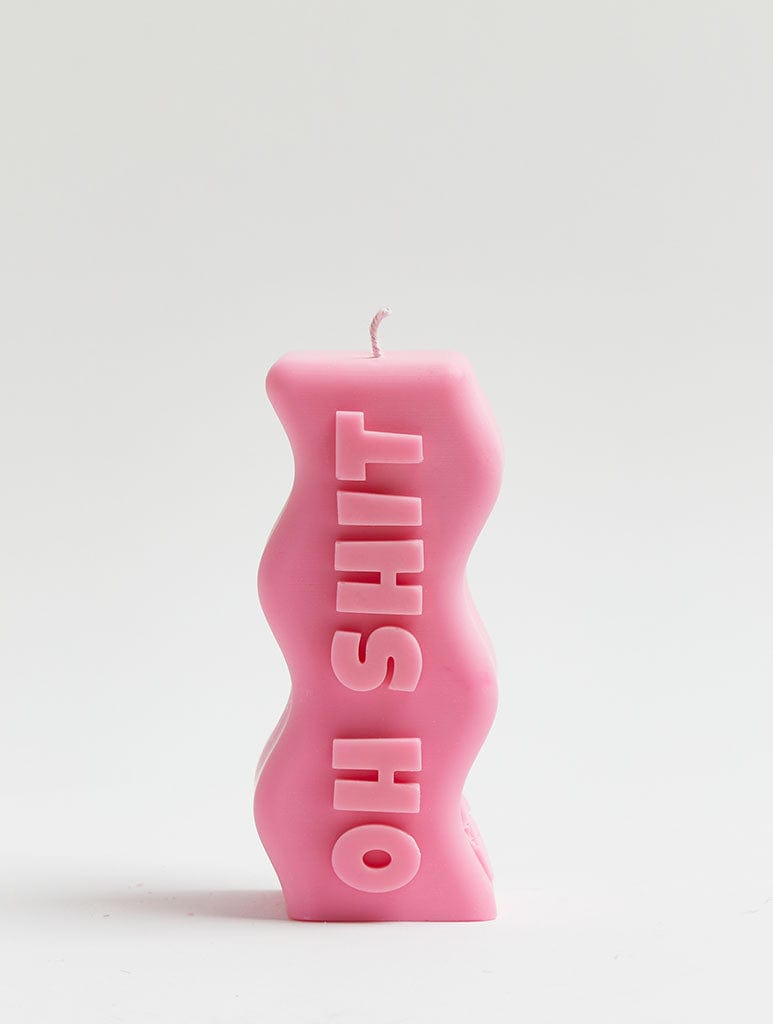 Wavey Casa Pink “Oh Shit” Candle Home Accessories Wavey Casa