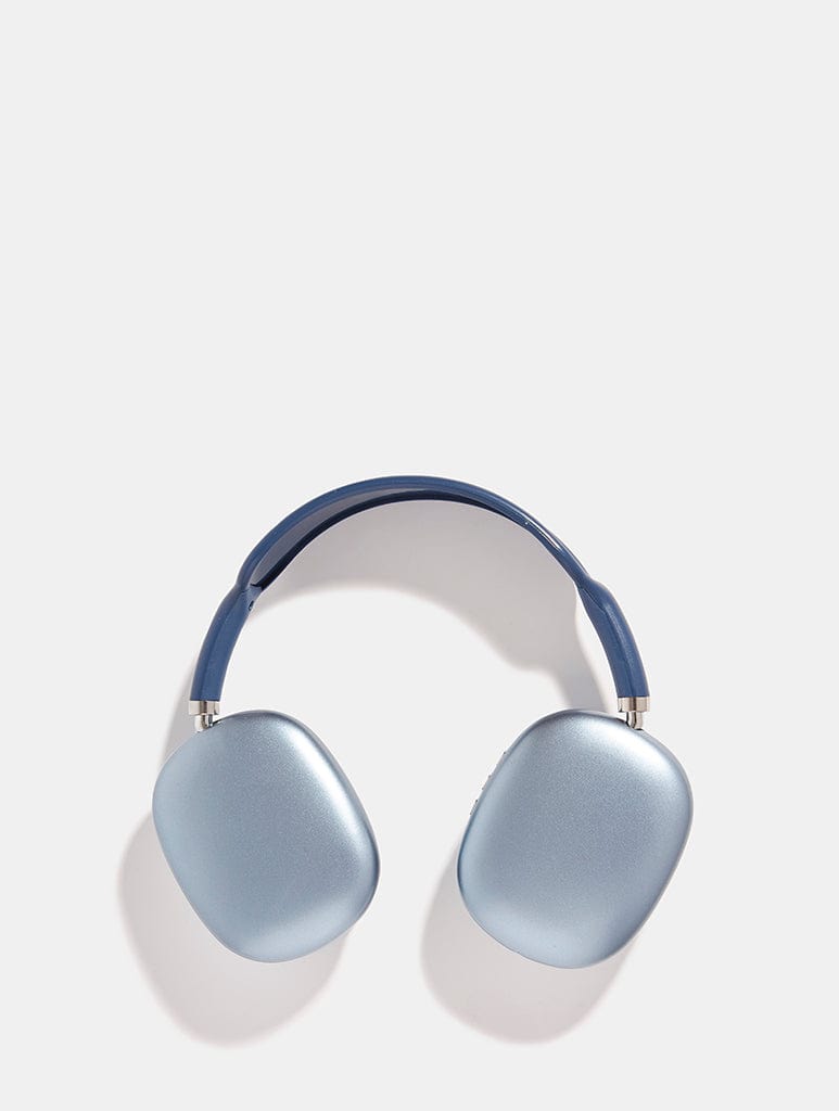 Wireless Over Head Headphones - Blue Earphones & Headphones Skinnydip London