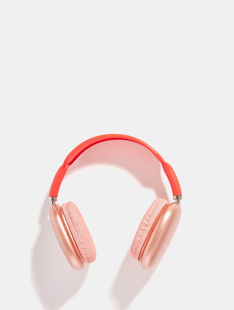 Wireless Over Head Headphones - Pink Earphones & Headphones Skinnydip London