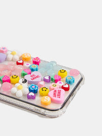 Y2K Stick On Charms Shock iPhone Case Phone Cases Skinnydip London