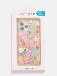 Y2K Stick On Charms Shock iPhone Case Phone Cases Skinnydip London